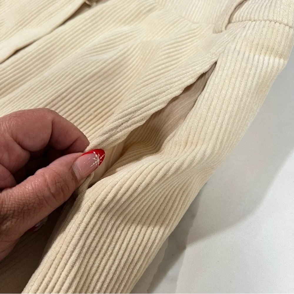 Twenty Six Hundred‎ pastel yellow corduroy pencil skirt size xs/small